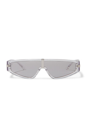 Narrow D-Frame Sunglasses